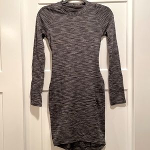 Lululemon &go Where-To Midi Dress in Gray
